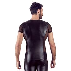 Tricou mulat Barbati NEK- model motociclisti, wetlook negru