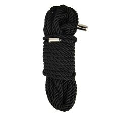 Sfoara Bondage Bound to Please Silky Bondage Rope, 10m - Negru