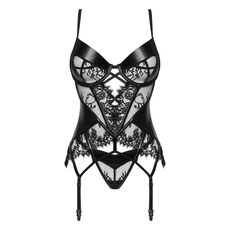 Set Corset si bikini Leonela, Beauty Night Fashion - Negru