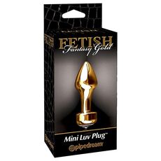 Butt Plug Pipedream "Mini Luv Gold" 8 cm - Galben