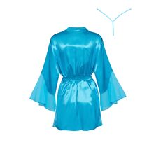 Set Peignoir Beauty Night Fashion Marlene Turquesa