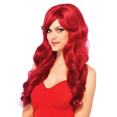 Perica Wavy Long Red - vedere frontala