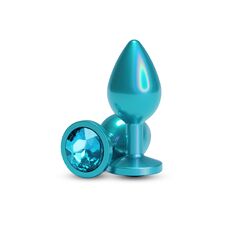 Dildo Anal Iridescent Plug Medium Green - vedere frontala