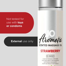 Ulei Masaj Erotic JO Aromatix Capsuni 120ml