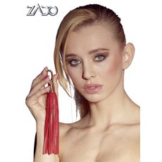 Breloc Bici Piele Naturala Mini Zado - Rosu##