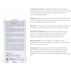 Stimulent clitoral System JO Premium Warm & Buzzy