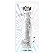 Dildo ToyJoy Clear Dildo TPE 22.5 cm Transparent - imagine suplimentara 1