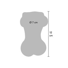 Masturbator ToyJoy Juicy Rider Natural - vedere laterala