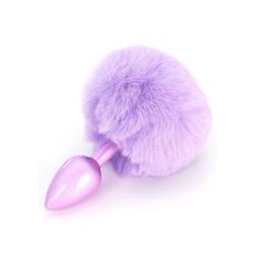 Plug Anal ToyJoy Enchanting Bunnytail Buttplug Violet - dimensiuni si specificatii