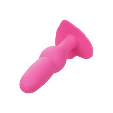 Sonda Anala Vibratoare CalExotics Vibrating Beaded Probe Roz - unghi lateral