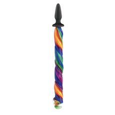 Plug Anal cu Coada NS Novelties Unicorn Tails Multicolor - detalii produs