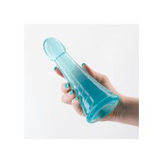 Dildo NS Novelties Fantasia Phoenix verde tinut in mana, referinta de scara