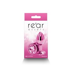 Plug Anal NS Novelties Rear Assets Small Roz - unghi lateral