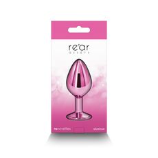 Plug Anal NS Novelties Rear Assets Medium Roz - dimensiuni si specificatii