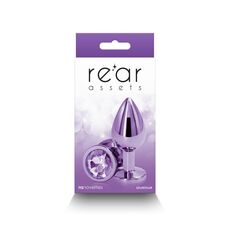 Plug Anal NS Novelties Rear Assets Medium Violet - dimensiuni si specificatii