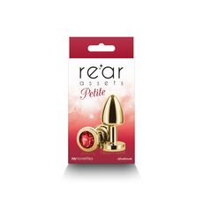 Plug Anal NS Novelties Rear Assets Petite Auriu - unghi lateral