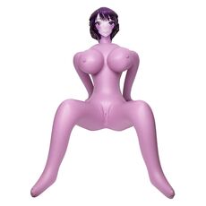 Papusa Gonflabila CalExotics Spread Love Doll Gigi Violet - imagine suplimentara 2