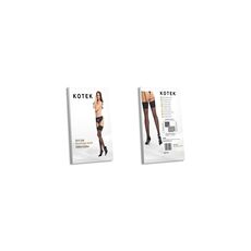 Ciorapi Kotek Stockings S015 Negru - unghi lateral