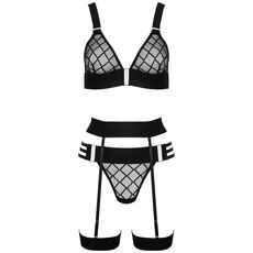 Set Lenjerie 3 Piese Kotek THP105 Negru - imagine suplimentara 1