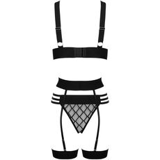 Set Lenjerie 3 Piese Kotek THP105 Negru - imagine suplimentara 2