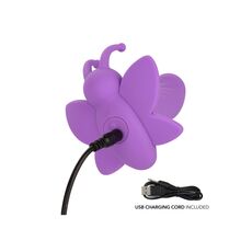 Stimulator Clitoral CalExotics Rotating Venus Butterfly Violet - dimensiuni si specificatii