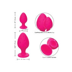 Plug Anal CalExotics Cheeky Buttplug Roz - ambalaj original