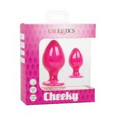 Plug Anal CalExotics Cheeky Buttplug Roz - unghi lateral
