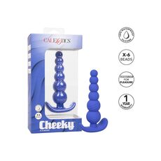 Salbe Anale CalExotics Cheeky X-6 Beads Violet - imagine suplimentara 9