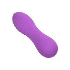Vibrator CalExotics Bliss Ripple Violet - unghi lateral