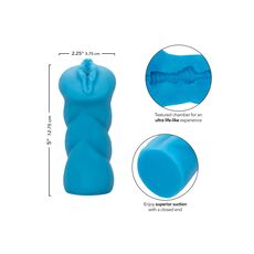 Masturbator CalExotics Stroker Bunny Albastru - dimensiuni si specificatii