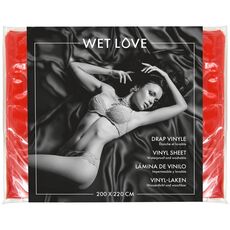 Cearsaf Latex Rosu Wet Love [ 220 x 200 cm ]
