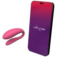 Vibratoare Cupluri We-Vibe »Sync Lite Pink« 7,8 cm - Roz