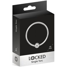Inel Penis Locked "Single Torc" Argintiu