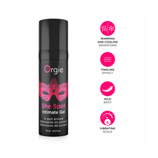 Orgie G-SPOT Arousal Gel - SHE Spot Intimate Gel, 15 ml