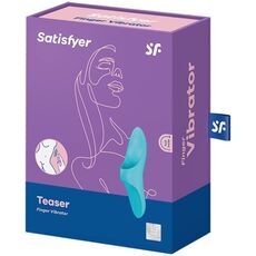 Vibrator Degetar Satisfyer »Teaser« 11,5 cm - Turcoaz