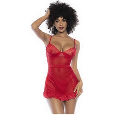 Set Babydoll si Bikini Mapale - Rosu