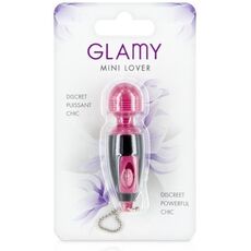 Mini Vibrator Glamy »Key Ring Breloc« 6,5 cm - Roz