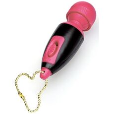 Mini Vibrator Glamy »Key Ring Breloc« 6,5 cm - Roz