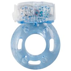 Inel Vibrator Penis cu Stimulator Clitoridian Decorat