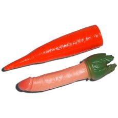 Dildo Diverty Sex "Carrot" Portocaliu