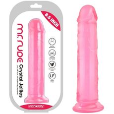 Dildo Realistic Crystal Jellies Rosa, 22 cm