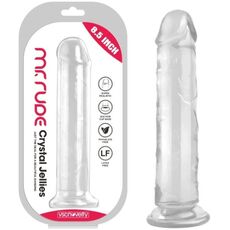 Dildo Realistic Crystal Jellies 21,6 cm, Transparent