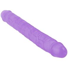 Dildo dublu VSCNOVELTY violet doua capete lungime insertabila 25cm