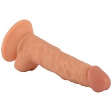 Dildo Realistic Mr Rude 20cm x 4cm, Piele naturala cu scrot
