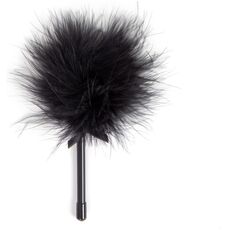 Puf Secret Play »Mini Black Feather Marabou« - Negru
