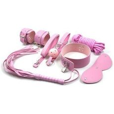Set Bondage Toyz4Lovers "Fetish Art" 8 piese - Roz