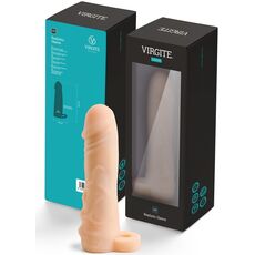 Prelungitor Penis Virgite &raquo;Realistic Sleeve&laquo; 17 cm - Natural