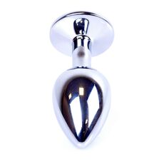 Forma conica progresiva a plugului anal Jewellery, cu gat ingust si baza rotunda