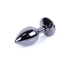 Plug Jewellery Dark Silver Pink, vedere din unghi cu suprafata oglinda