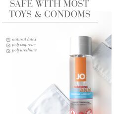 JO H2O Anal Warming fara parabeni fara silicon FDA cleared